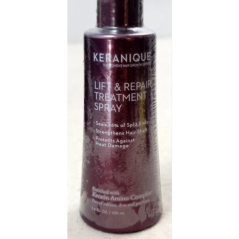 Keranique Lift & Repair Spray 3.4 oz Heat Protectant Split Ends NEW
